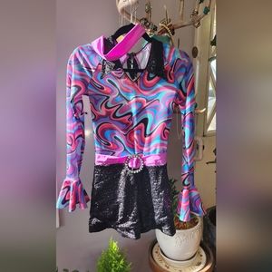 Revolution "Stayin' Alive/RC22760" Jazz/Dance Costume, Size MA, Multicolor